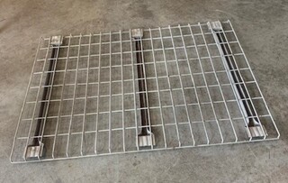 Ca. 12x Gaasetage paneel palletstelling Schulte, grijs, bouwjaar 2018